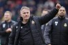 Wrexham manager Phil Parkinson has embraced the task as head coach of the Welsh club Wrexham AFC, subject of the show 'Welcome to Wrexham,' and encouraged everyone around the team to balance soccer with stardom. Parkinson celebrates after the English League Two soccer match against Stockport in Wrexham, Wales, Saturday, April 27, 2024. THE CANADIAN PRESS/AP-Jon Super