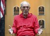 FILE - Newly elected Baseball Hall of Fame inductee Jim Leyland talks to reporters during a news conference Jan. 30, 2024, in Cooperstown, N.Y. Leyland's No. 10 will be retired by the Detroit Tigers during a ceremony on Aug. 3. The team announced the honor Monday, June 3, 2024, the 10th number retired by the team. (AP Photo/Hans Pennink, File)