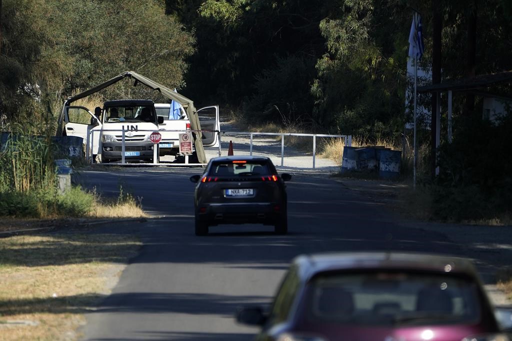 Cyprus president says a buffer zone splitting the island won’t