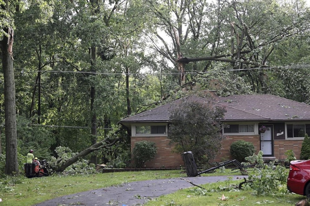 Tornado hits Michigan, killing toddler, while Ohio and Maryland storms