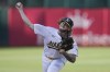 Oakland Athletics pitcher Joey Estes works against the Seattle Mariners during the first inning of a baseball game in Oakland, Calif., Wednesday, June 5, 2024. (AP Photo/Jeff Chiu)