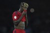 FILE - Spain's Nico Williams reacts during the Euro 2024 group A qualifying soccer match between Scotland and Spain at the Hampden Park stadium in Glasgow, Scotland, on March 28, 2023. Spain's hopes of making a deep run at the European Championship will rest on a pair of young, fast forwards. (AP Photo/Scott Heppell, File)