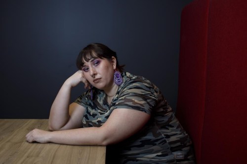 Haudenosaunee author Alicia Elliott poses for a portrait at the offices of Penguin Random House Canada in Toronto, Thursday, March 21, 2019. THE CANADIAN PRESS/Cole Burston