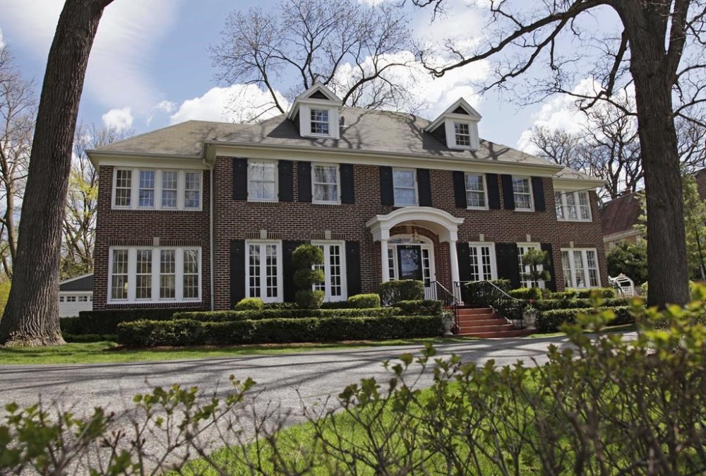 FILE - This brick house in Winnetka, Ill., seen Friday, May 6, 2011, was featured in the 1990 movie