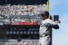 New York Yankees' Juan Soto celebrates after hitting a two-run home run against the San Francisco Giants during the ninth inning of a baseball game, Sunday, June 2, 2024, in San Francisco. (AP Photo/Godofredo A. Vásquez)