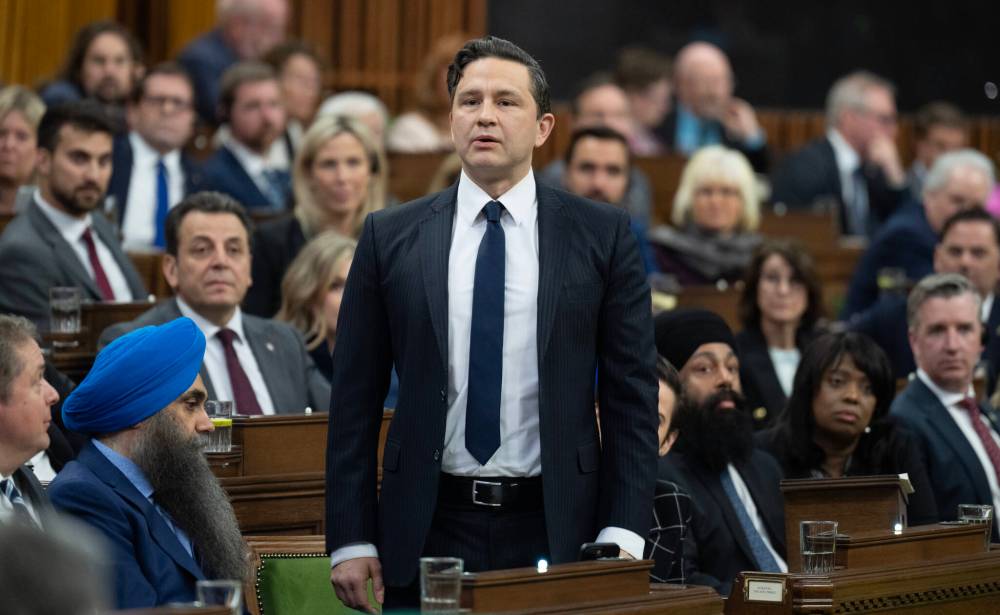 ADRIAN WYLD / THE CANADIAN PRESS
Conservative Leader Pierre Poilievre