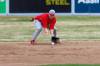 MIKE DEAL / FREE PRESS
                                Dayson Croes fields a ball Wednesday during the first day of Winnipeg Goldeyes training camp.