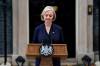 Kirsty O&rsquo;Connor/PA via AP
                                Britain&rsquo;s Liz Truss addressing the media in Downing Street in London on Oct. 20, 2022, after resigning as prime minister.