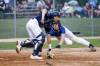 JOHN WOODS / FREE PRESS files
                                St Boniface Legionaires’ Ryder Duncan (35) dives for home against the Elmwood Giants in game two of the best of five MJBL championship series at Whittier Park in Winnipeg, Tuesday, July 25, 2023.