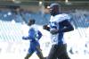 RUTH BONNEVILLE / FREE PRESS
                                Milt Stegall takes part in a drill Wednesday during Blue Bombers rookie camp at Princess Auto Stadium.