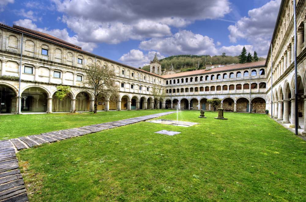 Supplied
Courtyards and cloisters are hallmarks of many paradors, including Parador de Santo Estevo in the Galician countryside.