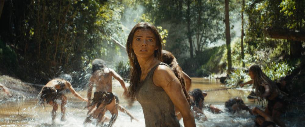 20th Century Studios
Freya Allan of The Witcher plays a feral female human in Kingdom of the Planet of the Apes.