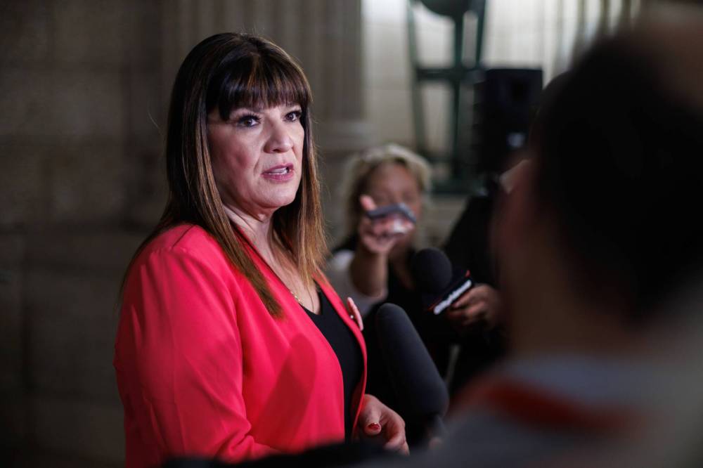 MIKE DEAL / WINNIPEG FREE PRESS
Provincial Housing, Addictions and Homelessness Minister Bernadette Smith