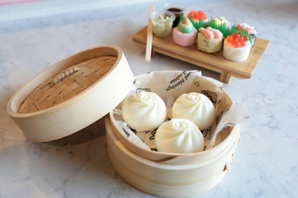 Ruth Bonneville / Free Press
                                Milksmith’s sweet sushi platter