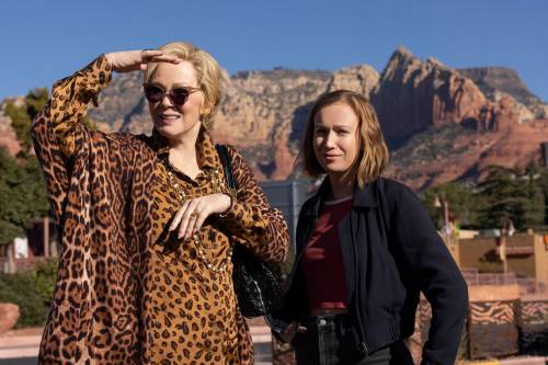 Jean Smart, left, as Deborah Vance, and Hannah Einbinder as Ava Daniels in Season 2 of &ldquo;Hacks.&rdquo; (Karen Ballard / HBO Max)