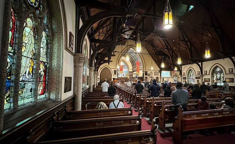 JOHN WOODS / FREE PRESS
People attend a service at Holy Trinity Anglican Church Sunday, May 26, 2024.