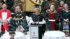 University of Manitoba college of medicine valedictorian Gem Newman calls for a ceasefire in Palestine during a 10-minute speech at the Max Rady College of Medicine’s convocation ceremony on May 16. (Facebook)
