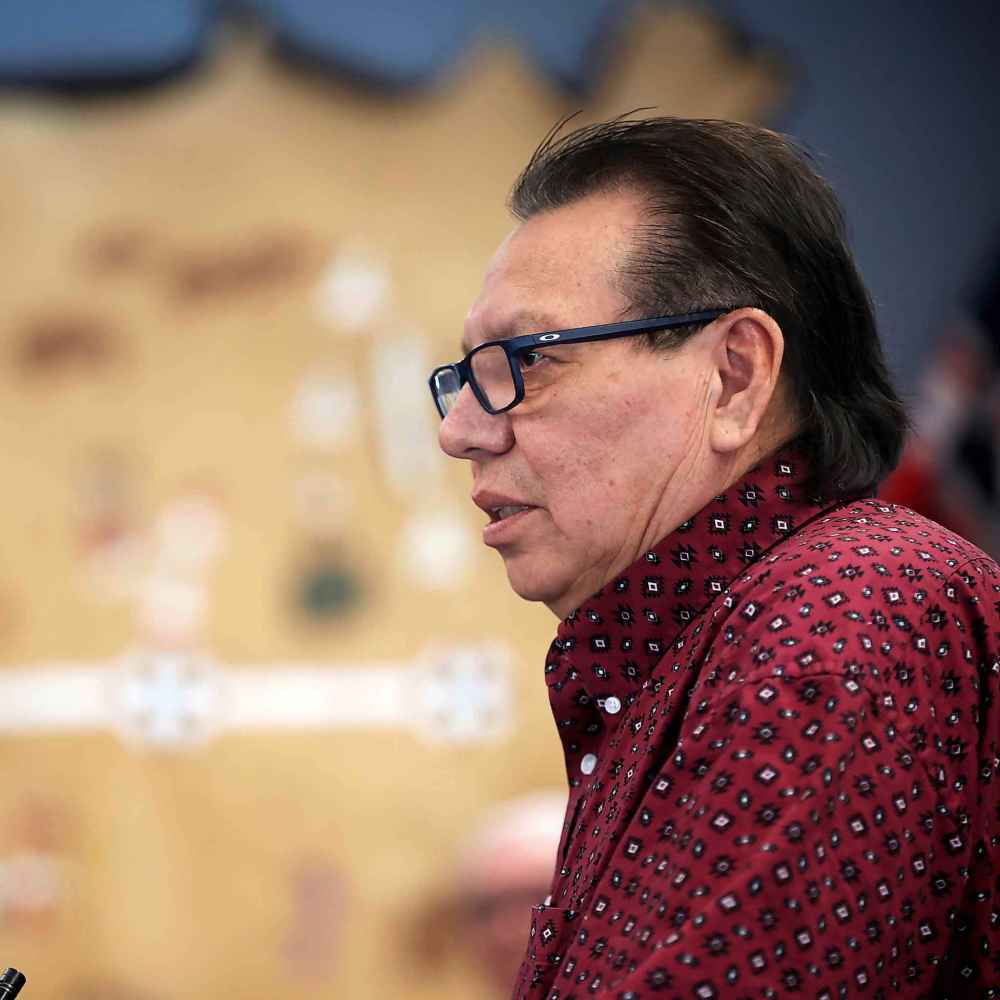 Sioux Valley Dakota Nation chief Vince Tacan
(Tim Smith/The Brandon Sun files)