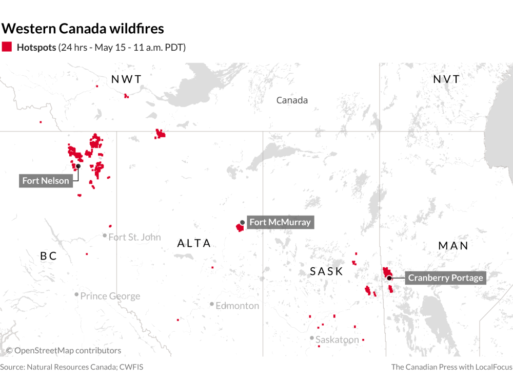 The latest news on wildfires in Canada as thousands forced from homes ...