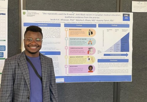 Jacob Alhassan smiles in this undated handout photo. Alhassan is lead author of a study that found Black students and residents experienced blatant racism at a Canadian medical school. THE CANADIAN PRESS/HO, Jacob Alhassan *MANDATORY CREDIT*