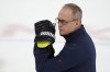 Florida Panthers head coach Paul Maurice watches players during a practice before Media Day for the Stanley Cup Finals, Friday, June 7, 2024, in Sunrise, Fla. THE CANADIAN PRESS/AP-Wilfredo Lee