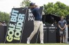 Paul Casey, of Crushers GC, hits from the first tee during the final round of LIV Golf Houston at Golf Club of Houston, Sunday, June 9, 2024, in Humble, Texas. (Charles Laberge/LIV Golf via AP)