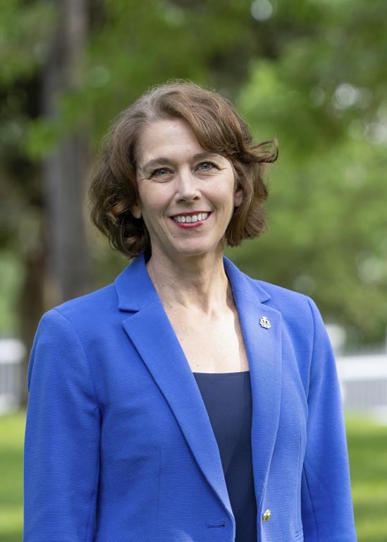 This photo provided by Susan Crawford for Wisconsin, Dane County Circuit Judge Susan Crawford, a former attorney for a Democratic governor, entered the race for the Wisconsin Supreme Court, with majority control of the battleground state's highest court on the line, on Monday, June 10, 2024, in Madison, Wis. (Maddy Pritzl/Susan Crawford for Wisconsin via AP)