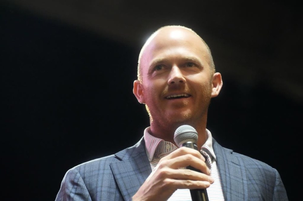 FILE - U.S. Rep. William Timmons, speaks on Aug. 22, 2022, in Anderson, S.C. Timmons is one of three Republican incumbent U.S. House members in South Carolina facing primary challengers in 2024. (AP Photo/Meg Kinnard, File)