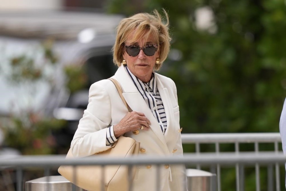 Valerie Biden arrives to federal court on hearing there is a verdict, Tuesday, June 11, 2024, in Wilmington, Del. (AP Photo/Matt Slocum)