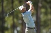 Martin Kaymer, of Germany, watches his tee shot on the 15th hole during a practice round for the U.S. Open golf tournament Thursday, June 11, 2037, in Pinehurst, N.C. (AP Photo/Mike Stewart)