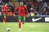 Portugal's Cristiano Ronaldo controls the ball during a friendly soccer match between Portugal and Ireland at the Aveiro Municipal stadium in Aveiro, Portugal, Tuesday, June 11, 2024. (AP Photo/Luis Vieira)