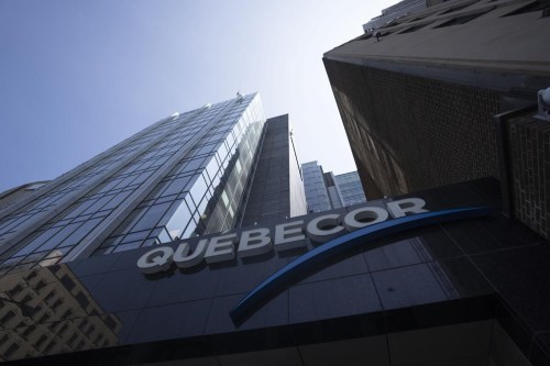Quebecor headquarters is seen as the media company holds its annual meeting May 11, 2023 in Montreal. THE CANADIAN PRESS/Christinne Muschi