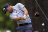 Colin Prater hits his tee shot on the 10th hole during a practice round for the U.S. Open golf tournament Wednesday, June 12, 2024, in Pinehurst, N.C. (AP Photo/Frank Franklin II)