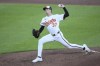 Baltimore Orioles starting pitcher Cade Povich throws to an Atlanta Braves batter during the fifth inning of a baseball game Wednesday, June 12, 2024, in Baltimore. (AP Photo/Nick Wass)