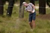 Nick Dunlap hits from the native area on the fifth hole during a practice round for the U.S. Open golf tournament Wednesday, June 12, 2024, in Pinehurst, N.C. (AP Photo/Matt York)