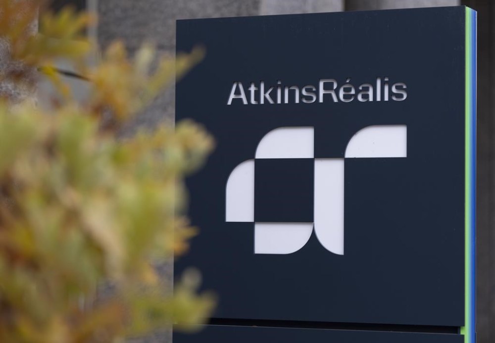 AtkinsRealis headquarters are seen in Montreal on November 10, 2023. THE CANADIAN PRESS/Christinne Muschi
