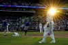 New York Mets outfielder Starling Marte (6) walks to the dugout during the third inning of the team's baseball game against the Miami Marlins, Thursday, June 13, 2024, in New York. (AP Photo/Julia Nikhinson)