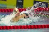 FILE - Katie Ledecky swims on her way to winning the women's 800-meter freestyle at the U.S. nationals swim meet in Indianapolis, Tuesday, June 27, 2023. (AP Photo/Michael Conroy, File)