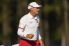 Sergio Garcia, of Spain, celebrates after a birdie on the seventh hole during the second round of the U.S. Open golf tournament Friday, June 14, 2024, in Pinehurst, N.C. (AP Photo/Matt York)