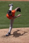Houston Astros starting pitcher Justin Verlander throws to the plate during the third inning of a baseball game against the Los Angeles Angels Sunday, June 9, 2024, in Anaheim, Calif. (AP Photo/Mark J. Terrill)