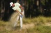 Tony Finau hits from the native area on the 11th hole during the third round of the U.S. Open golf tournament Saturday, June 15, 2024, in Pinehurst, N.C. (AP Photo/Matt York)