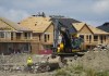 Canada Mortgage and Housing Corp. says the annual pace of housing starts in May climbed 10 per cent compared with April, helped by gains in Montreal and Toronto. New homes are built in Ottawa on Monday, Aug. 14, 2023. THE CANADIAN PRESS/Sean Kilpatrick