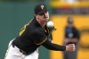 Pittsburgh Pirates starting pitcher Paul Skenes delivers during the first inning of a baseball game against the Cincinnati Reds in Pittsburgh, Monday, June 17, 2024. (AP Photo/Gene J. Puskar)