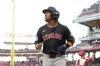 Cleveland Guardians' José Ramírez jogs to the dugout after scoring against the Cincinnati Reds during the fifth inning of a baseball game in Cincinnati, Wednesday, June 12, 2024. (AP Photo/Jeff Dean)