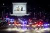 CORRECTS DATE TO EARLY WEDNESDAY, JUNE 19 - A motorcade with Russian President Vladimir Putin and North Korea's leader Kim Jong Un rolls from the Pyongyang Sunan International Airport outside Pyongyang, North Korea, early Wednesday, June 19, 2024. (Gavriil Grigorov, Sputnik, Kremlin Pool Photo via AP)