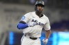 Miami Marlins' Jesús Sánchez runs the bases after hitting a solo home run during the first inning of a baseball game against the St. Louis Cardinals, Wednesday, June 19, 2024, in Miami (AP Photo/Marta Lavandier)