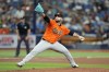 Baltimore Orioles relief pitcher Danny Coulombe delivers to the Tampa Bay Rays during the seventh inning of a baseball game Saturday, June 8, 2024, in St. Petersburg, Fla. (AP Photo/Chris O'Meara)