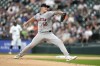 Houston Astros pitcher Hunter Brown delivers during the first inning of the team's baseball game against the Chicago White Sox on Wednesday, June 19, 2024, in Chicago. (AP Photo/Charles Rex Arbogast)