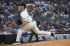 New York Yankees pitcher Gerrit Cole throws the ball to a Baltimore Orioles batter during the third inning of a baseball game, Wednesday, June 19, 2024, in New York. (AP Photo/Pamela Smith)