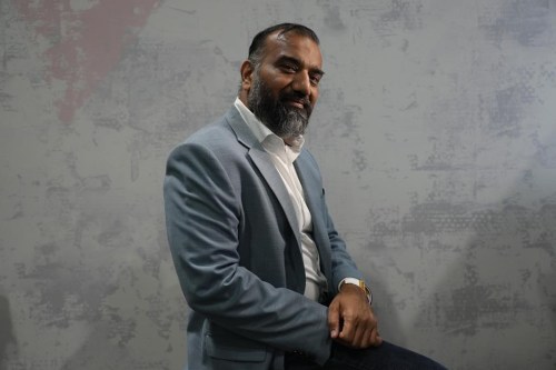 Manav Gupta, vice-president and chief technology officer at IBM Canada, poses for a photo at the Collision Conference, in Toronto on Wednesday, June 19, 2024.THE CANADIAN PRESS/Chris Young